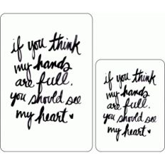 full heart journaling cards