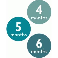 4, 5, 6 months