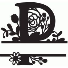 split monogram p