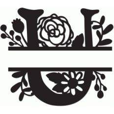 split monogram u