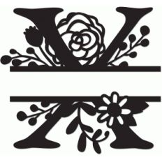 split monogram x