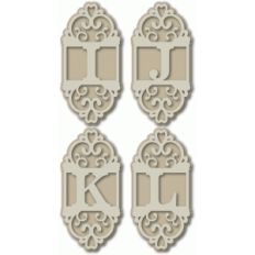 flourish monogram ijkl