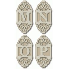 flourish monogram mnop