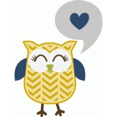 chevron pattern owl