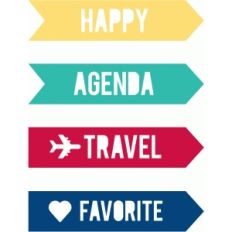 travel cutout arrows