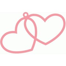 interlocking hearts tag