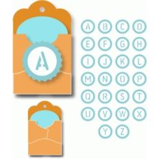 alphabet seal pocket tags