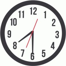 school clock