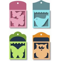 pocket tags - birds and butterflies