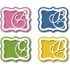 monogram artisan labels a-d