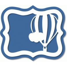 hot air balloon artisan label