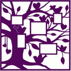 family tree tweet placemat layout