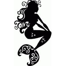 sitting mermaid