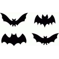 bat halloween set