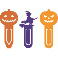 bookmark and clips halloween