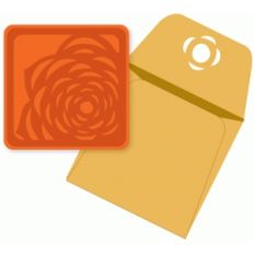 flower plant mini card with envelope