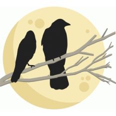 halloween crows