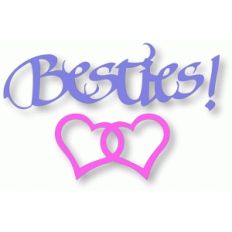 besties - calligraphy