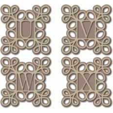 scroll monogram uvwx