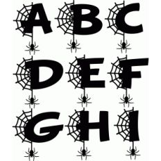 web spider alphabet a-i