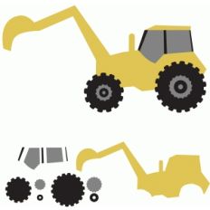 boys dirt  digger truck