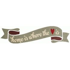 home is where the heart is banner