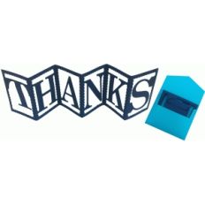 thanks accordion card and envelope