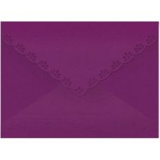 scalloped lace envelope