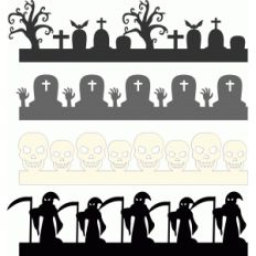 halloween borders set