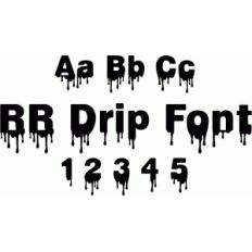 rr drip font