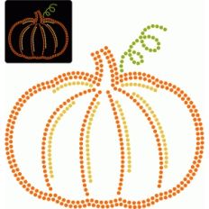 rhinestone pumpkin