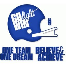 football helmet with sayings