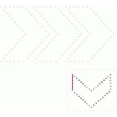 chevron stitching template