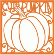 cute pumpkin 12x12 page