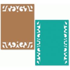 ornate border flat cards 5 x 7