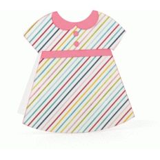 baby girl dress card