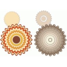nested scalloped circles