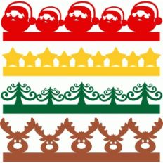christmas borders set