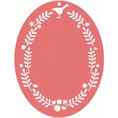 bird and bough gift tag