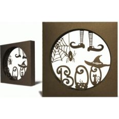 halloween shadow box
