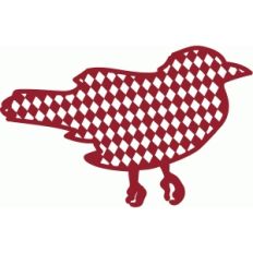 patterned bird