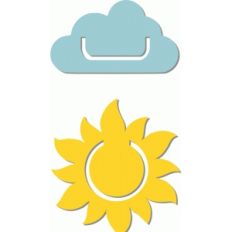 2 bookmarks - sun cloud