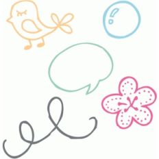 hand drawn doodles set