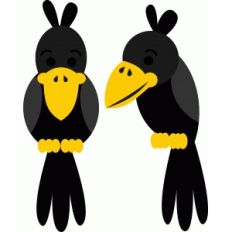 2 crows