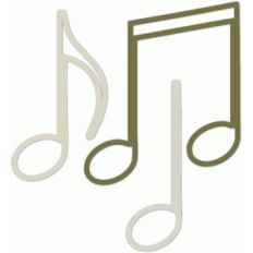 outlined music components