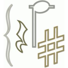 outlined music components