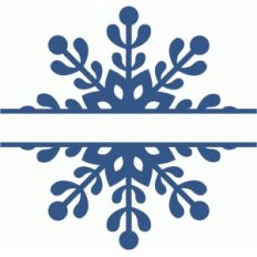 split snowflake (circles)