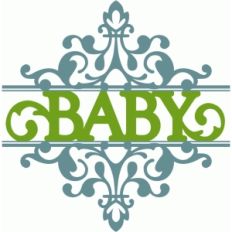 split damask - baby