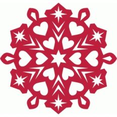 snowflake stars and hearts