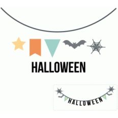 build a halloween banner set